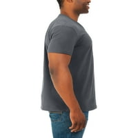 Овошје на мека маица со лесен ракав за кратки ракави на мажите-пакет, големини S-3XL