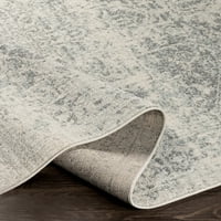 Уметнички ткајачи Харпуп Медалјон област килим, сива, 2'7 7'3