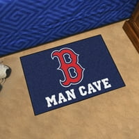 - Бостон Црвен, толку човечки пештерски почетник килим 19 x30