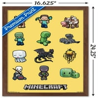 Minecraft-Карактери Ѕид Постер, 14.725 22.375