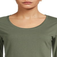 Без граници јуниори маичка за вратот со долги ракави, 3-пакувања, големини XS-xxxl