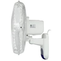 Ви Воздух Пластичен Ѕид Вентилатор Со Далечински Управувач Во Бело