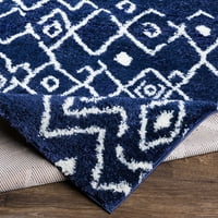 Уметнички ткајачи Хопер темно сина 7'10 10 Глобален геометриски правоаголник област килим