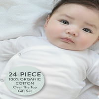 Искрена облека за бебиња бебе или девојче Пол неутрален органски памук над горниот сет за подароци