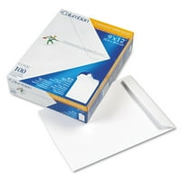 Колумбиски коверти за каталог на заптивки, 12, 28lb, бела волја, 100 кутии