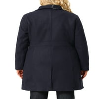 Уникатни поволни цени, женски плус единечен градите, зимски грашок, зимски грашок, долг палто