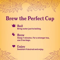 Јоги Чај Кава Ослободување Од Стрес, Кесички Чај Без Кофеин, Брои