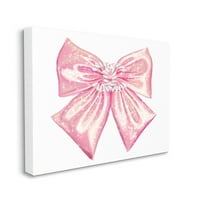 Sulpell Industries Glam Diamond Glimmer Pink Fashion Design Bow Canvas wallидна уметност, 36, дизајн од Ziwei Li