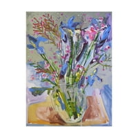 Трговска марка ликовна уметност „Мејн пролетни цвеќиња II“ платно уметност од Ерин Мекги Ферел