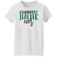 Графичка Америка Ден на Денот на Свети Патрик за графичка маица за наставници
