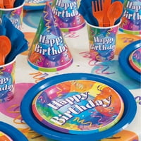 9 Брилијантни плочи за роденденски забави, 8CT