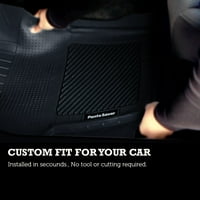 Pantssaver Custom Fit Automotive Floor Mats за Ford Edge Цела временска заштита за автомобили, камиони, SUV, комбе, тешка вкупна заштита црна
